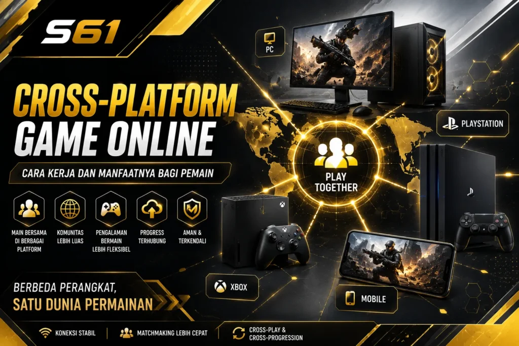 Cross-platform game online untuk bermain bersama di berbagai perangkat