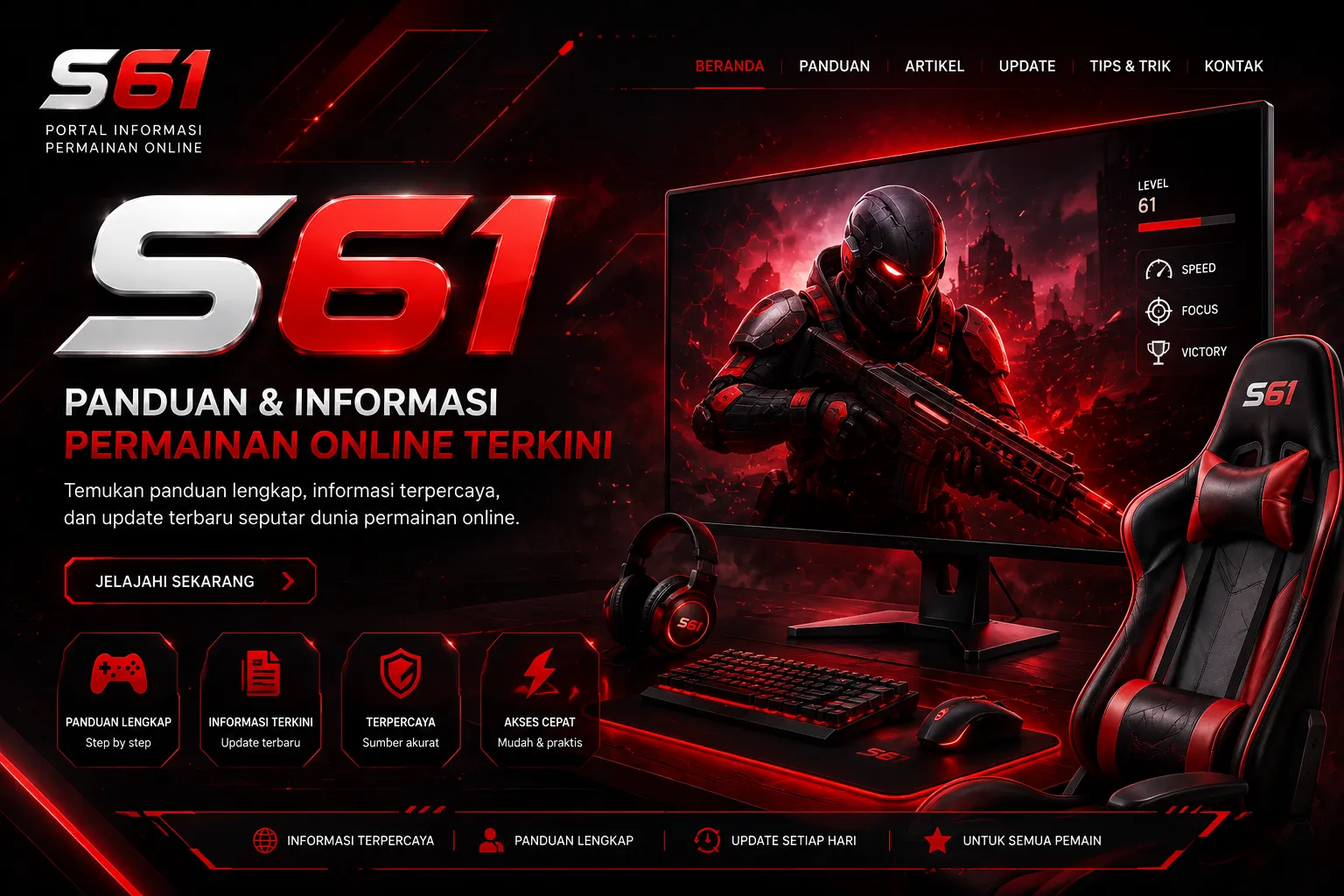 S61 panduan dan informasi permainan online
